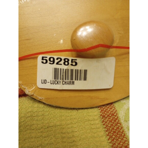 Longaberger WoodCrafts Maple Lucky Charm Basket Lid #59285 New Made USA - Picture 6 of 11